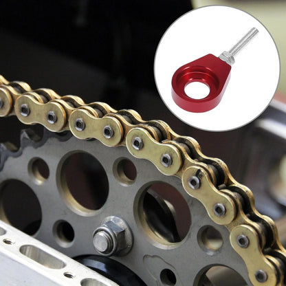 2 x 15mm Red Motorcycle Chain Axle Adjuster Tensioner Replacement for Bike