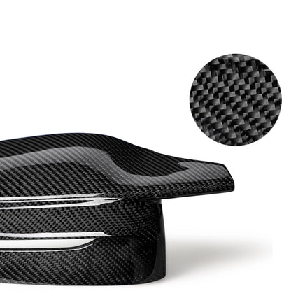 Carbon Fiber Black Side Mirror Cover Caps for BMW M3 G80 M4 G82 (2021-2025)
