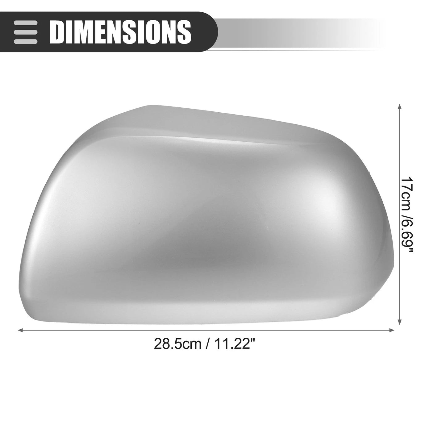 Left Side Mirror Cover for Toyota Highlander (2009-2014)