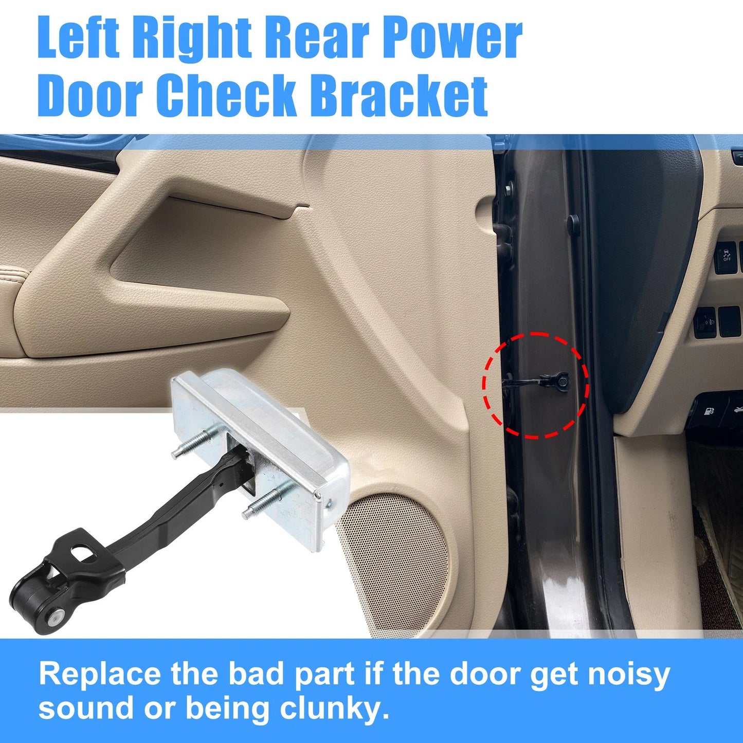 Door Check Stop Strapper Limiter for Chevy Silverado for GMC Sierra