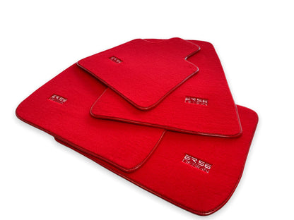 Tailored Red Floor Mats for Rolls Royce Dawn (2016-2023) - ER56 Design