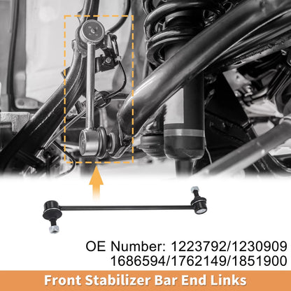 2 x Front Sway Bar Links Stabilizer Kit for Ford Focus (2012-2018)