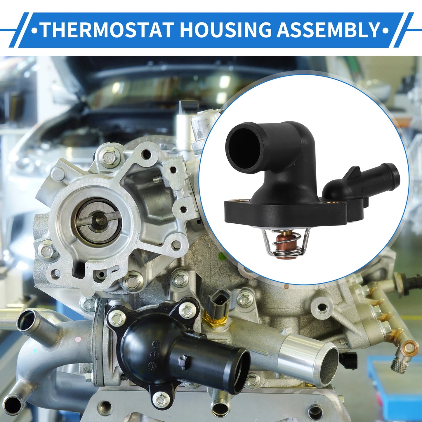 Engine Coolant Thermostat Housing for Mini Cooper S 1.6L (2002-2008)