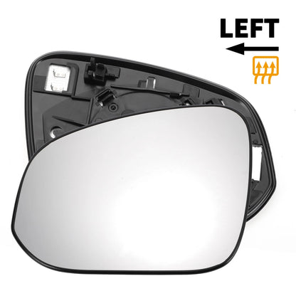 Left Side Heated White Mirror Glass for Toyota Hilux RAV4 (2001-2023)