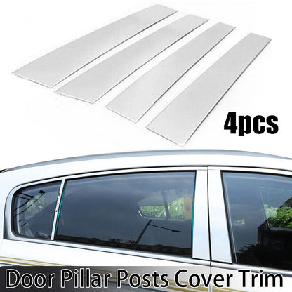 Chrome Window Cover Trim for Ford F150 2004-2014 (2 x Door Post Pillars)