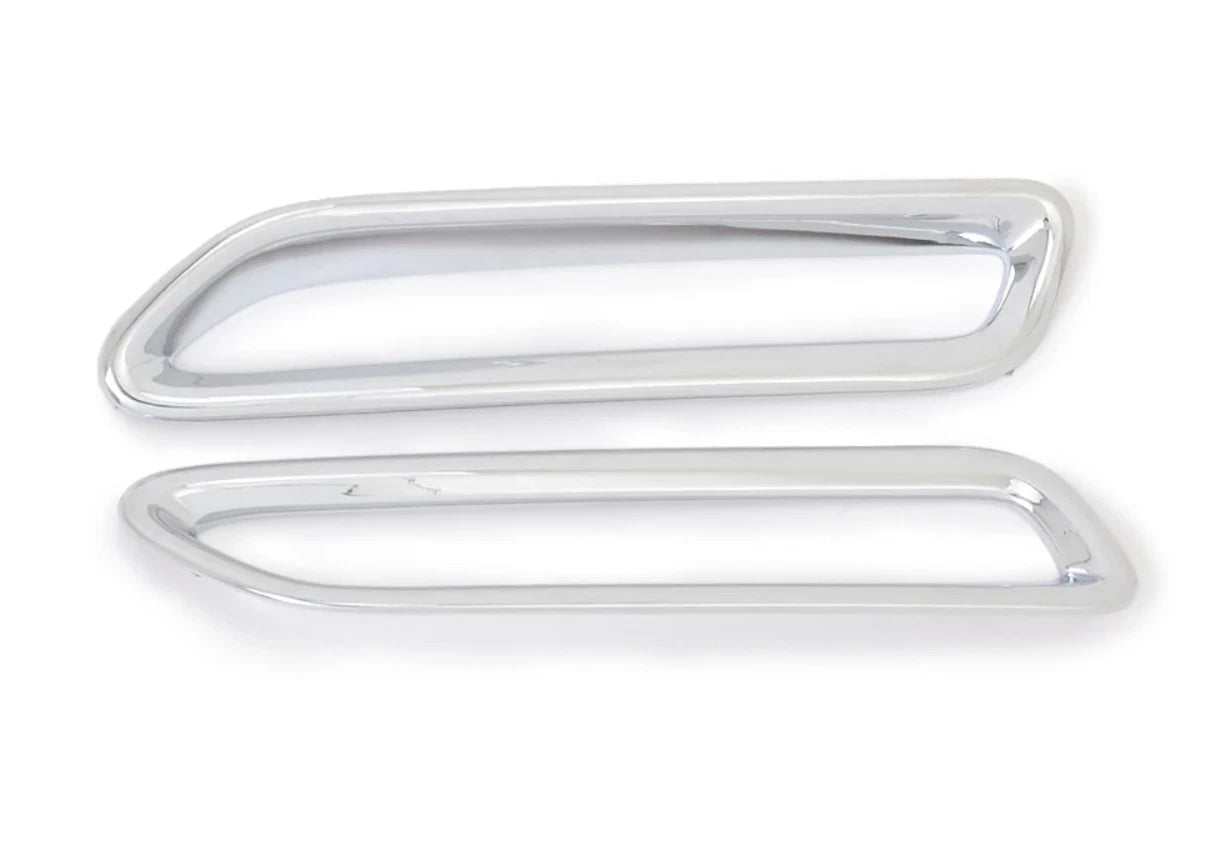 Rear Fog Light Lamp Frame Cover Trim for Toyota Sienna (2011-2020) 2 x ABS Chrome