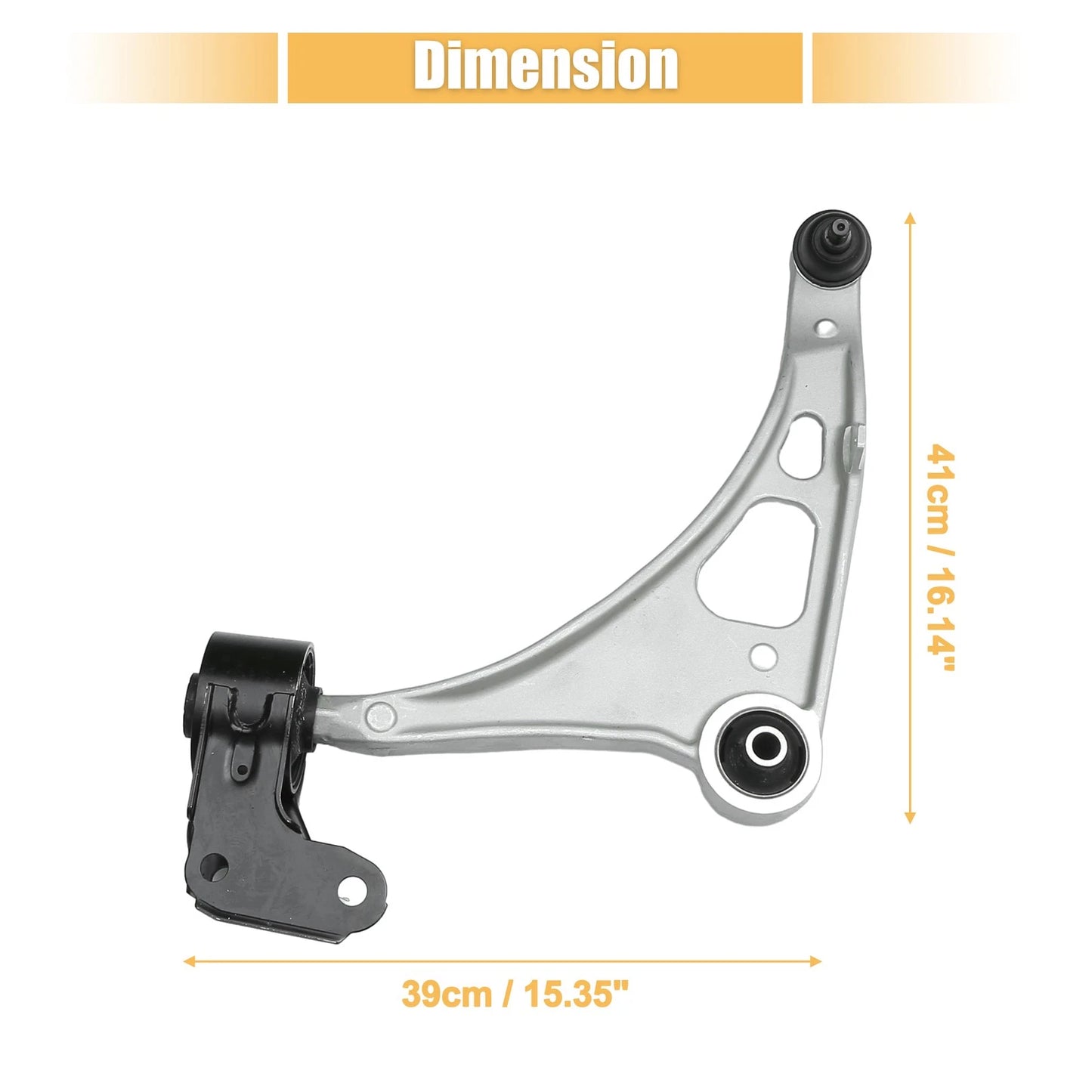 Front Lower Left Control Arm w/Ball Joint for Acura MDX (2014-2020)