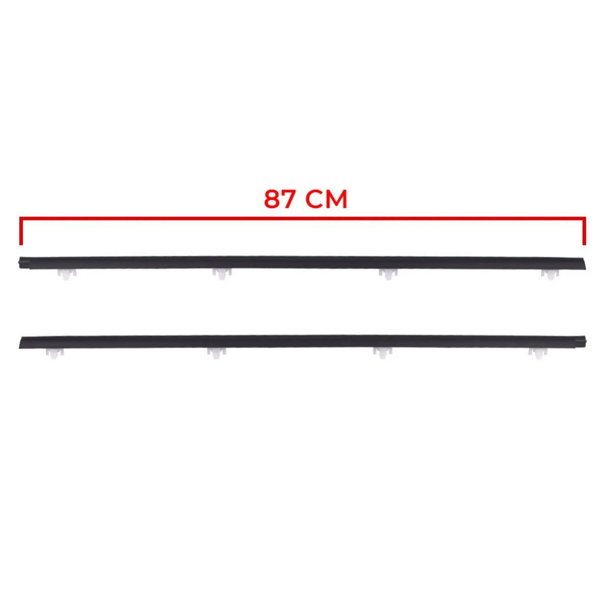 Out Weatherstrip Door Belt Pair Fits Datsun Nissan Sentra B13 Coupe 1990-93 D05
