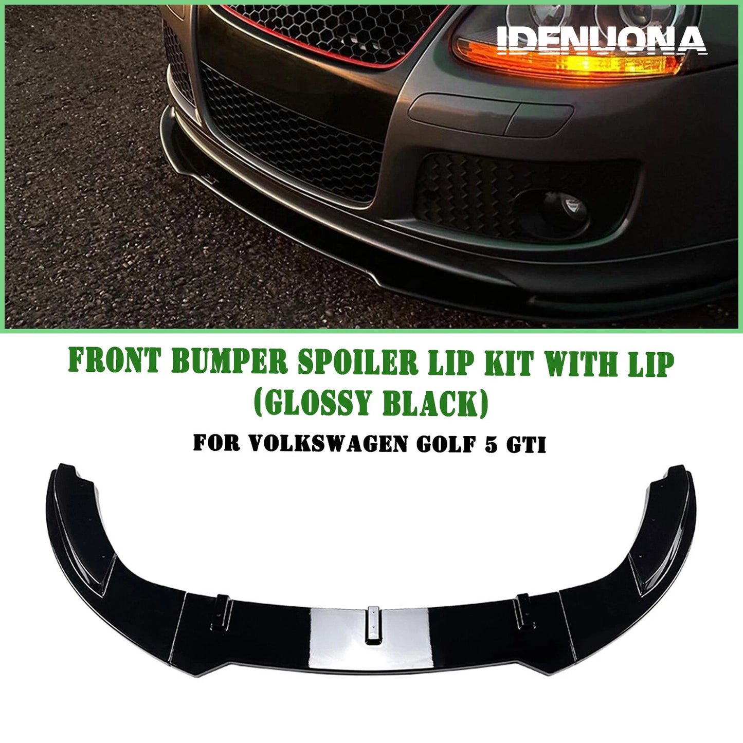 Bumper Spoiler Lip Kit for VW Golf 5 GTI (2003-2009)