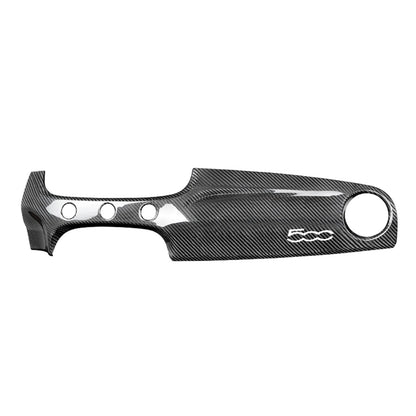 Carbon Fiber Dashboard Cover Trim for Fiat 500 (2016-2023)