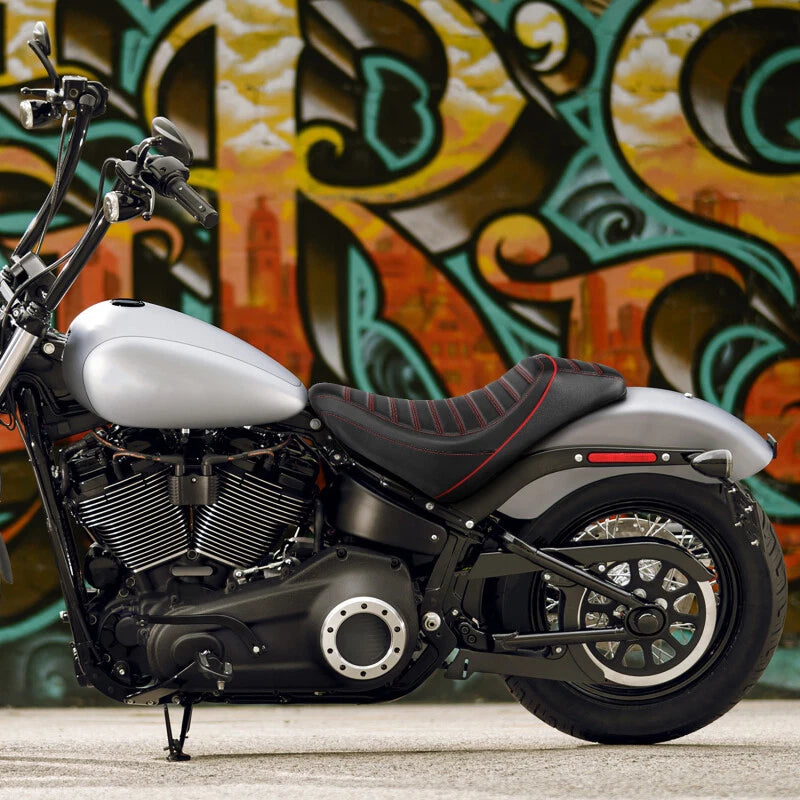 Solo Rider Driver Seat for Harley Softail Slim Heritage Classic (2018-2023)