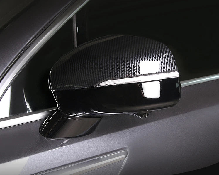 ABS Carbon Fiber Rearview Mirror Side Lid Cover Trim for Kia Sorento (2021-2023)