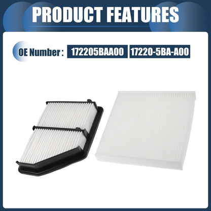 Engine Air Filter Set for Honda Civic (2016-2022)