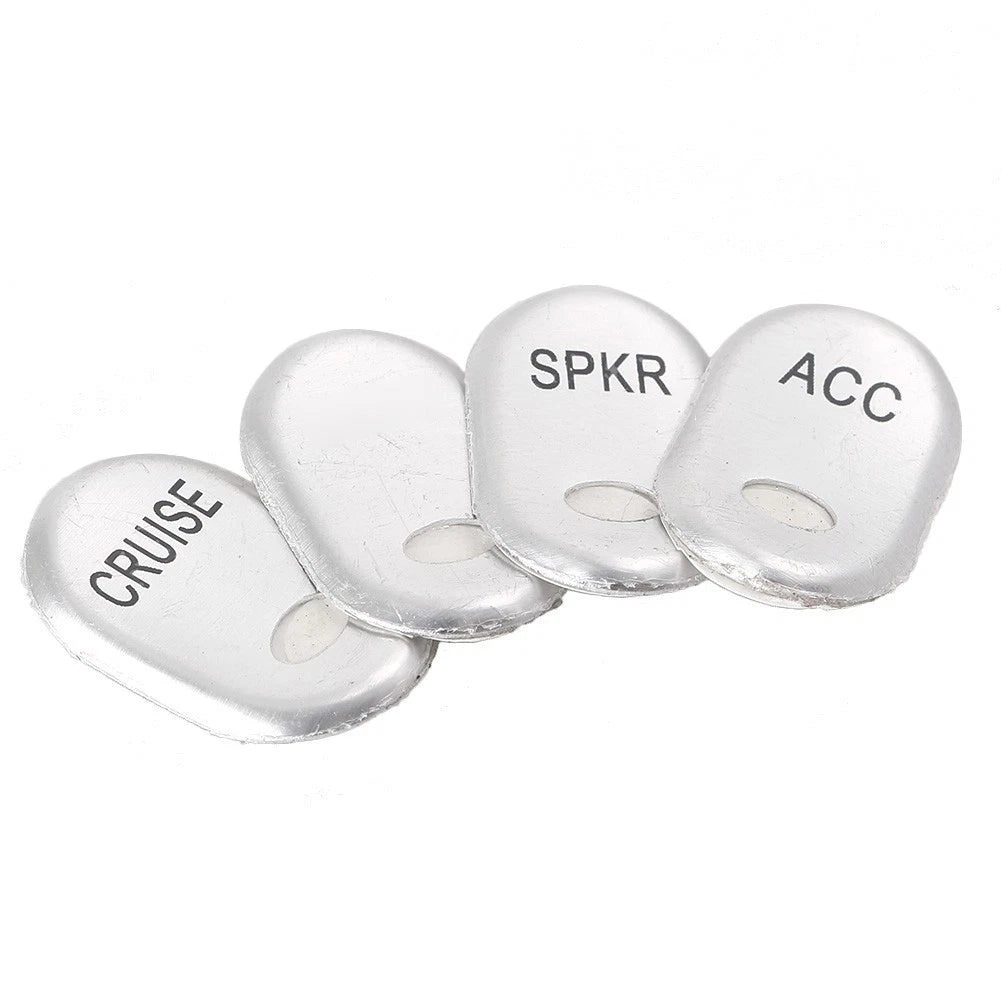 Stainless Steel Rocker Panel Switch Button Cover for Harley Touring FLHT FLTR (2014-2023)