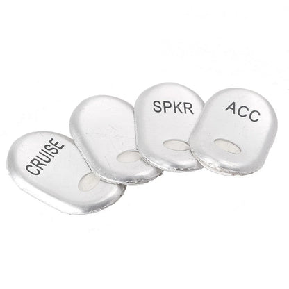 Stainless Steel Rocker Panel Switch Button Cover for Harley Touring FLHT FLTR (2014-2023)
