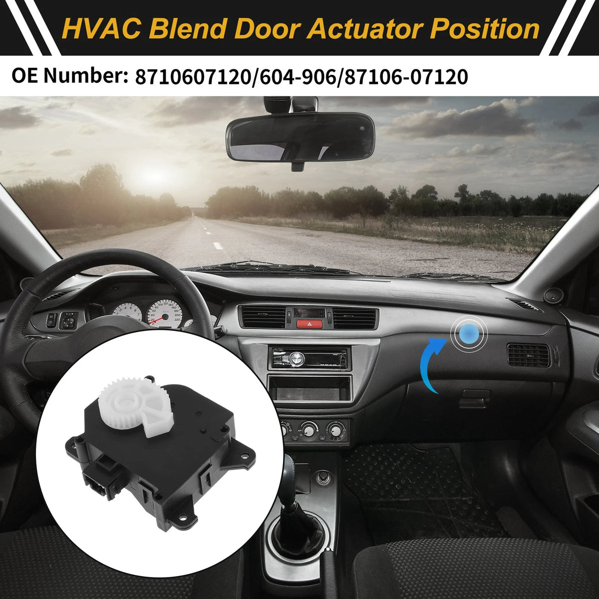 HVAC Heater Blend Door Actuator for Toyota Avalon