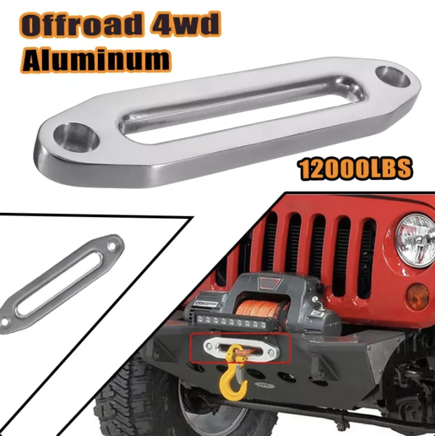 10" 255 Alloy Hawse Fairlead for ARB TJM Winch Rope