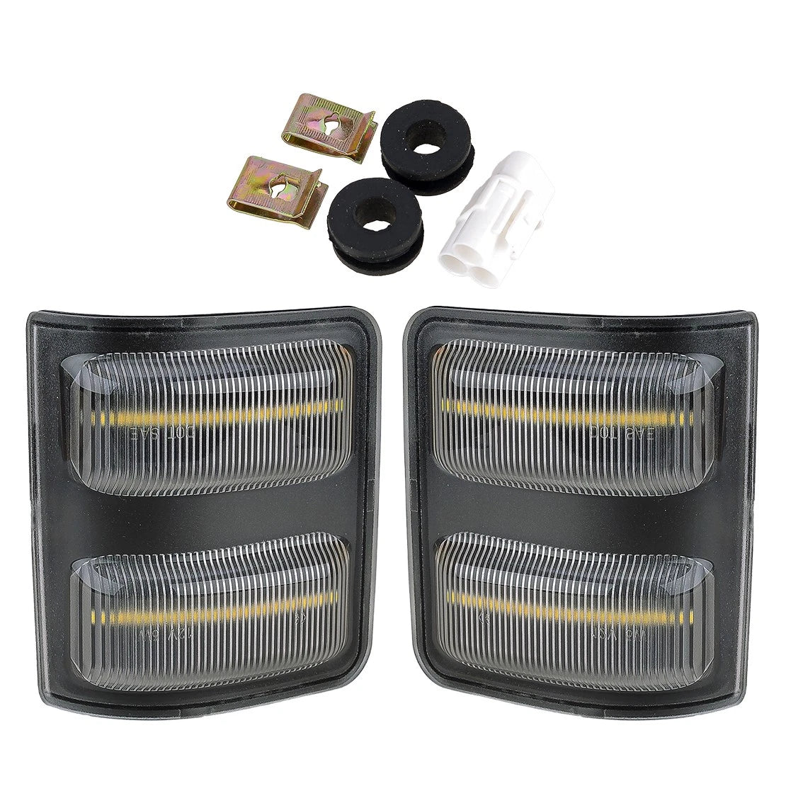 LED Side Door Wing Mirror Indicator Light for Ford F250 F350 F450 (2008-2016)