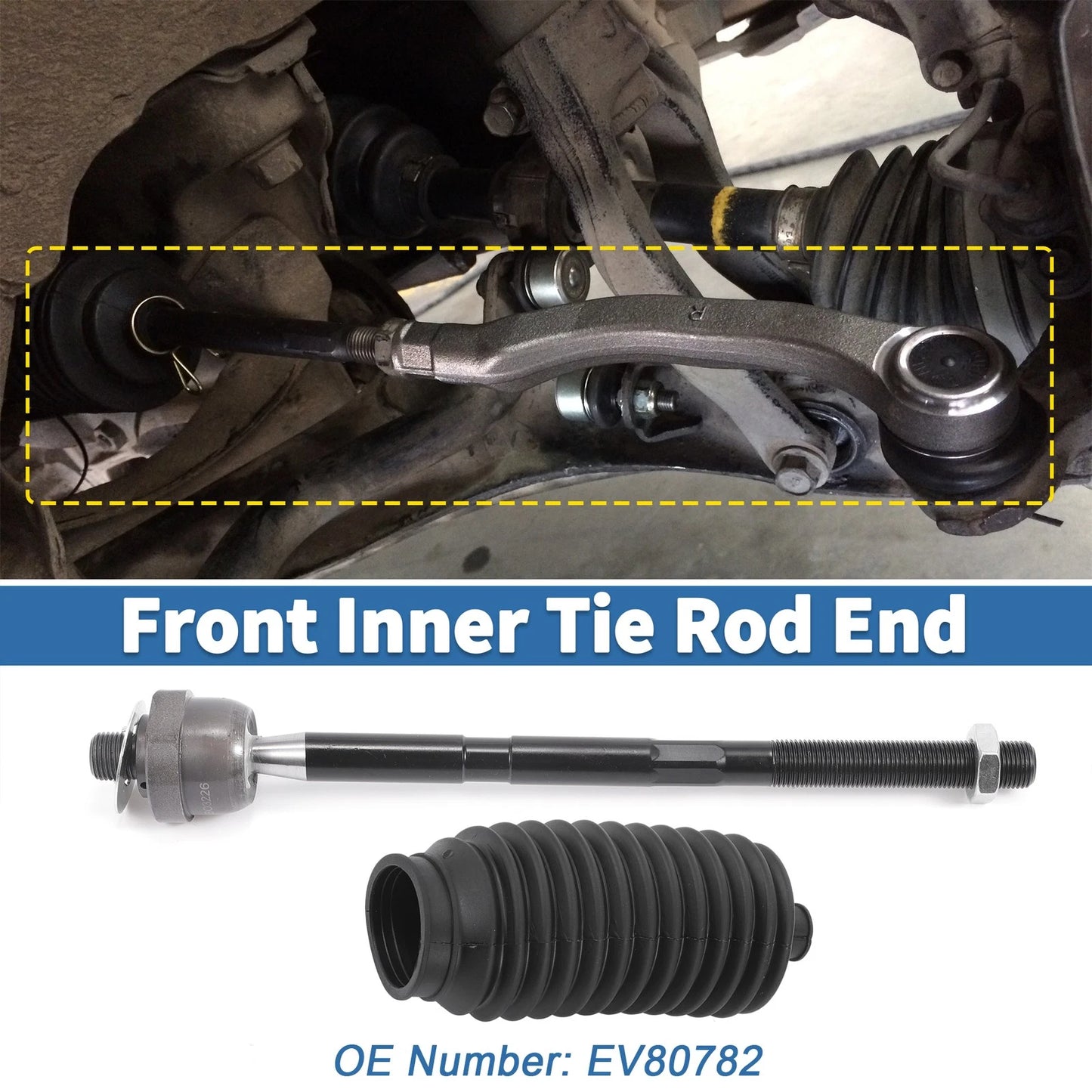 4pcs Front Inner Tie Rod Ends for Jeep Grand Cherokee (2005-2010)
