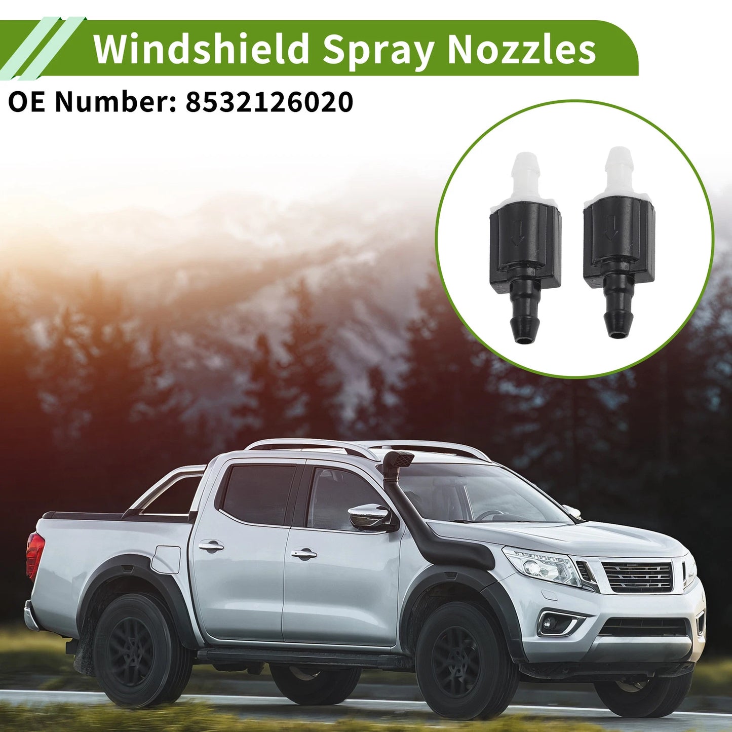 Windshield Washer Nozzle & Hose Connector for Lexus (2006-2011)