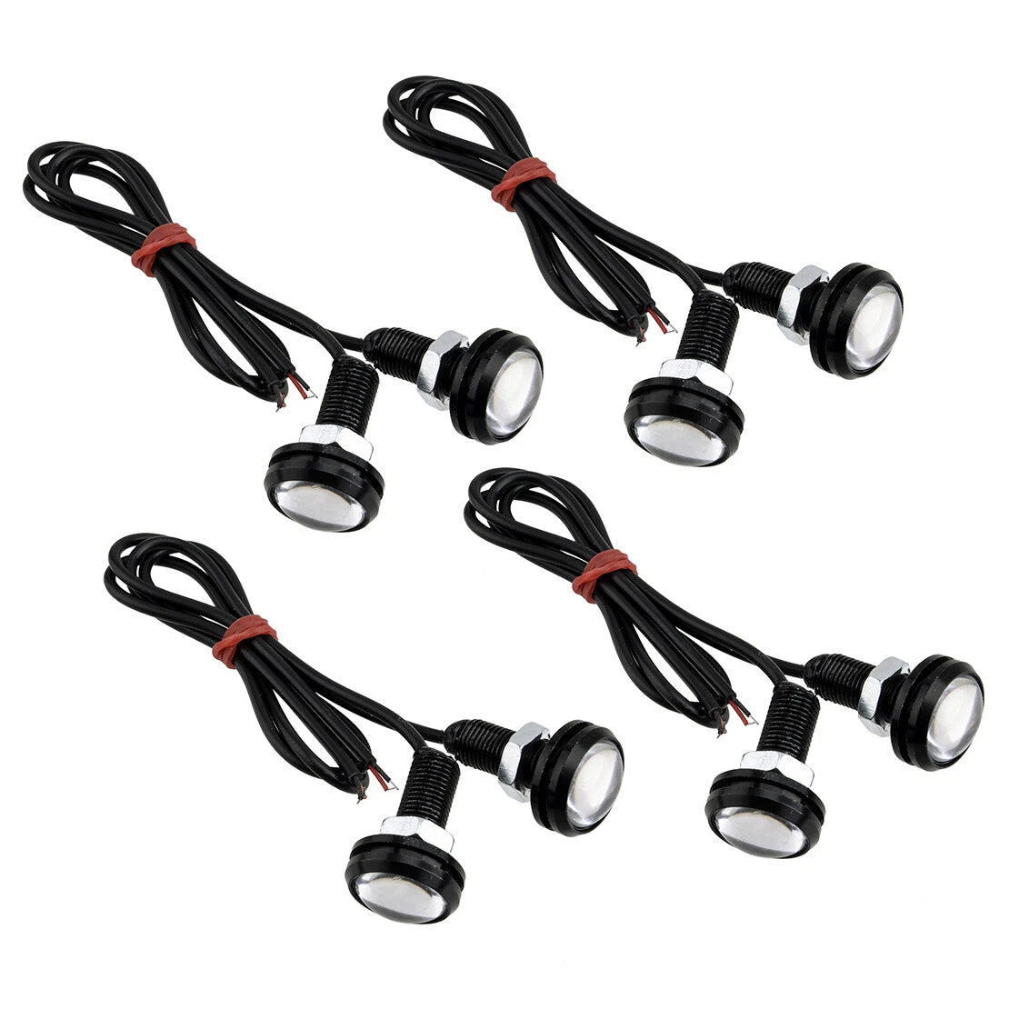 8pc Pink Eagle Eye Daytime Running Lights for Car (23MM COB LED)