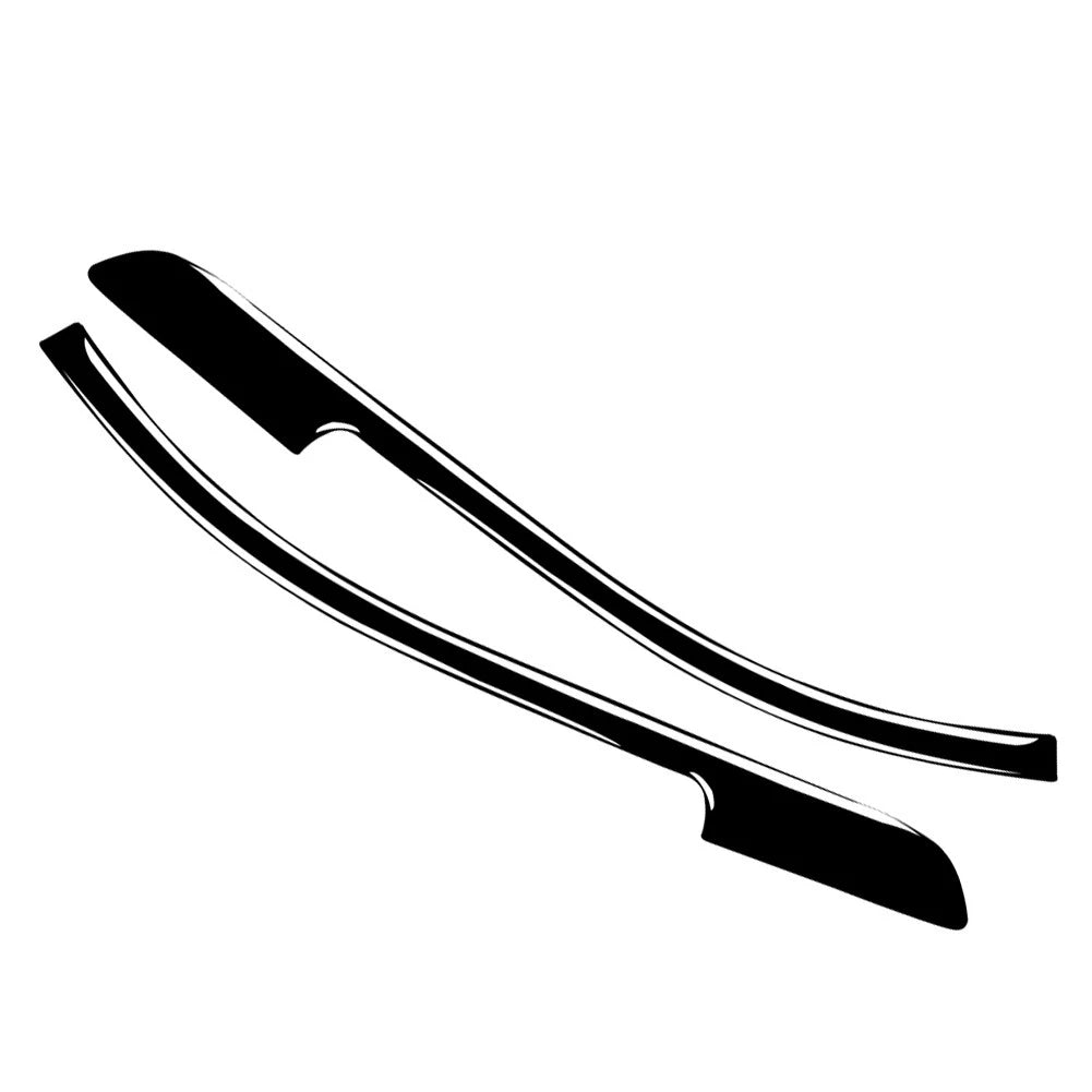 Piano Black Rearview Mirror Anticollision Strip Cover for Audi A4 B9 S4 RS4