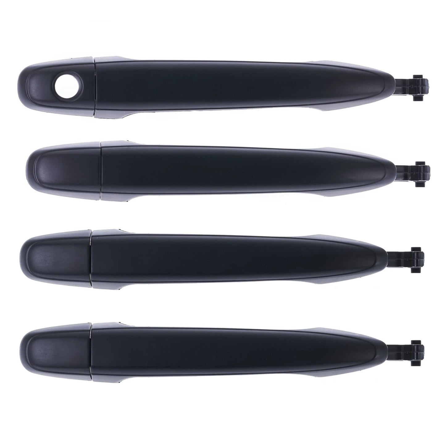 Outer Door Handle Set of 4 for Toyota Camry (2006-2011) Black Front Rear