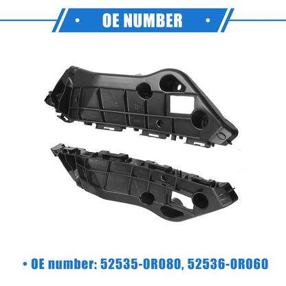 Front Bumper Brackets for Toyota RAV4 2016-2018 (2 x Covers)