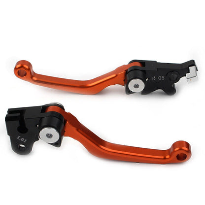Orange CNC Pivot Brake Clutch Levers for Honda XR250 XR400 (1995-2007)