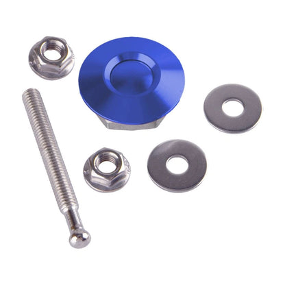 25mm Blue Front Bumper Hood Pin Lock Latch Catch for Universal Car