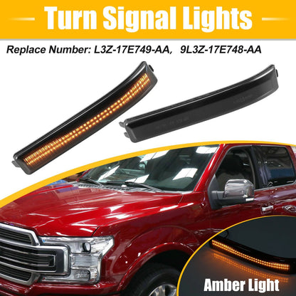 Turn Signal Lights for Ford F-150 (2009-2014) 2 x Replacement Covers