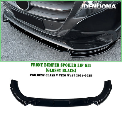 Front Spoiler Lip Splitter for Benz V Class (2024-2025)