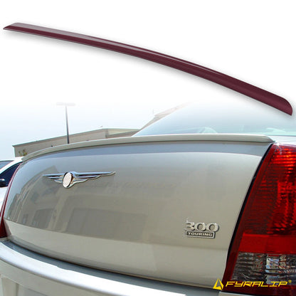 Lava Red Boot Lip Spoiler for CHRYSLER 300 300C SRT8 (2005-2010)