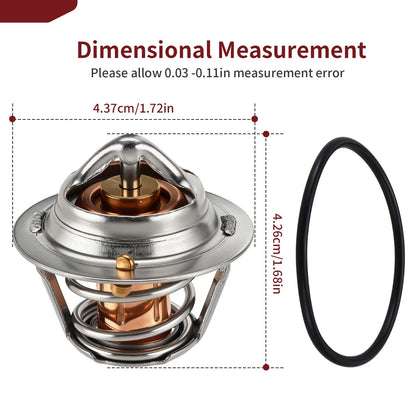 Thermostat w/ O-Ring for Kawasaki Brute Force 650 KVF650 2002-2013