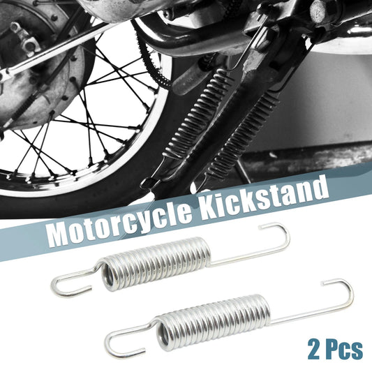 12.5cm Silver Tone Motorcycle Foot Kickstand Spring for Suzuki