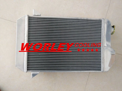 3 Row Aluminum Radiator + Shroud + Fan for TRIUMPH TR4 (1961-1965)