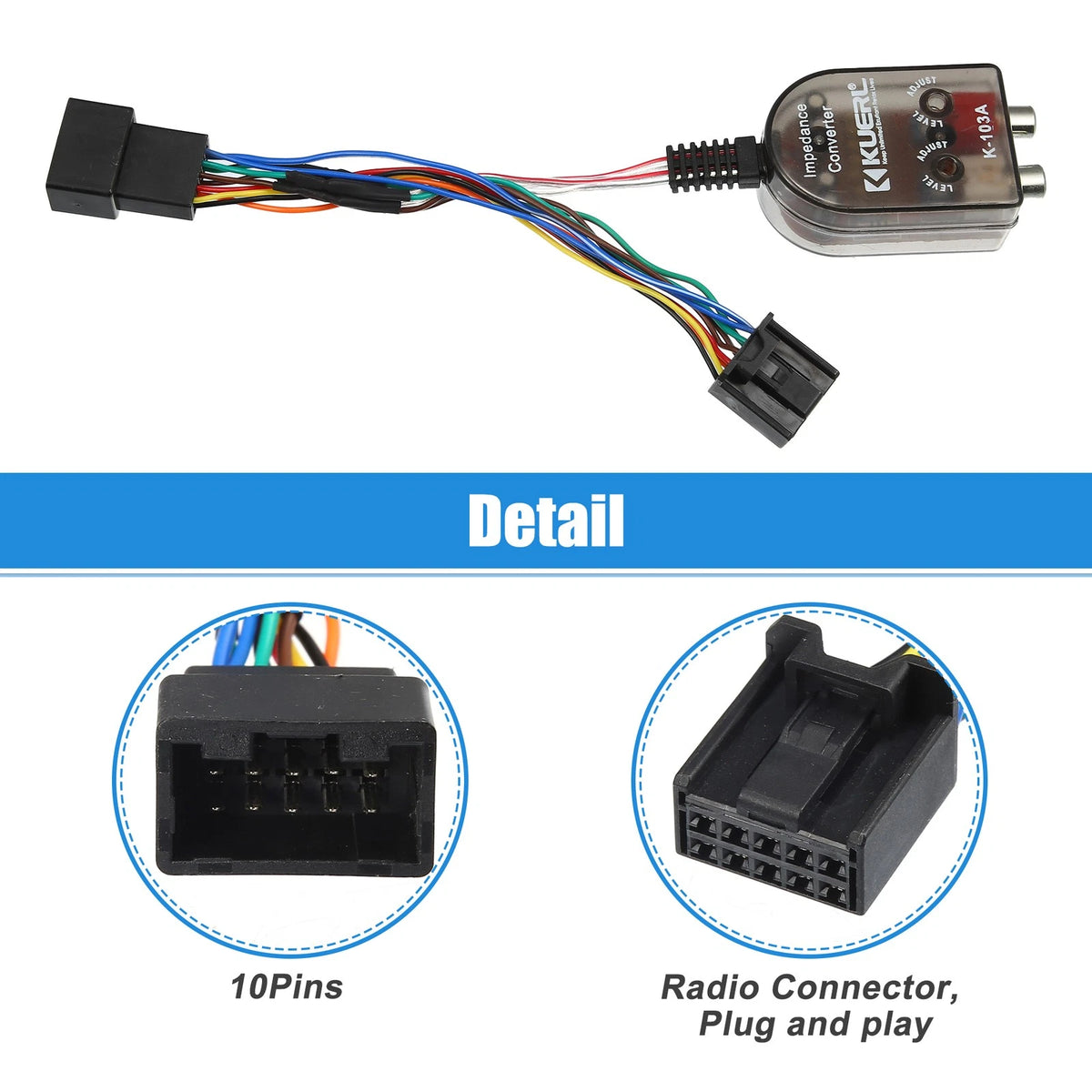 Subwoofer Amplifier Plug & Play Harness 70-1765 for Toyota Camry (2007-2011)