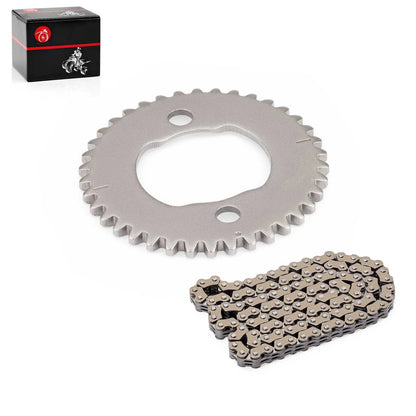 Camshaft Sprocket & Chain for Honda Fourtrax 300 TRX300/300FW 1988-2000