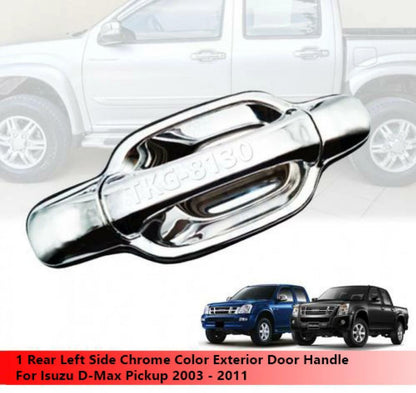Chrome Rear LH Outer Door Handle for Isuzu Dmax (2003-2011)