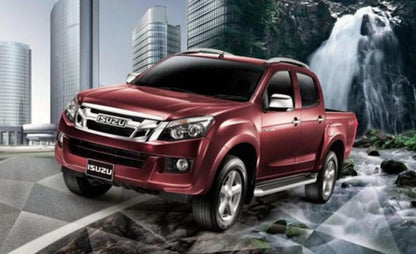 White Visor Windshield Monsoons for Isuzu D-Max 2012-2019 (2012-2019)