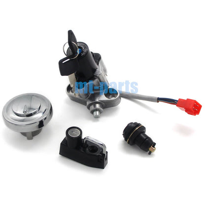 Ignition Switch Tank Cap Lock Set for Yamaha XVS125 Drag Star (2000-2004)