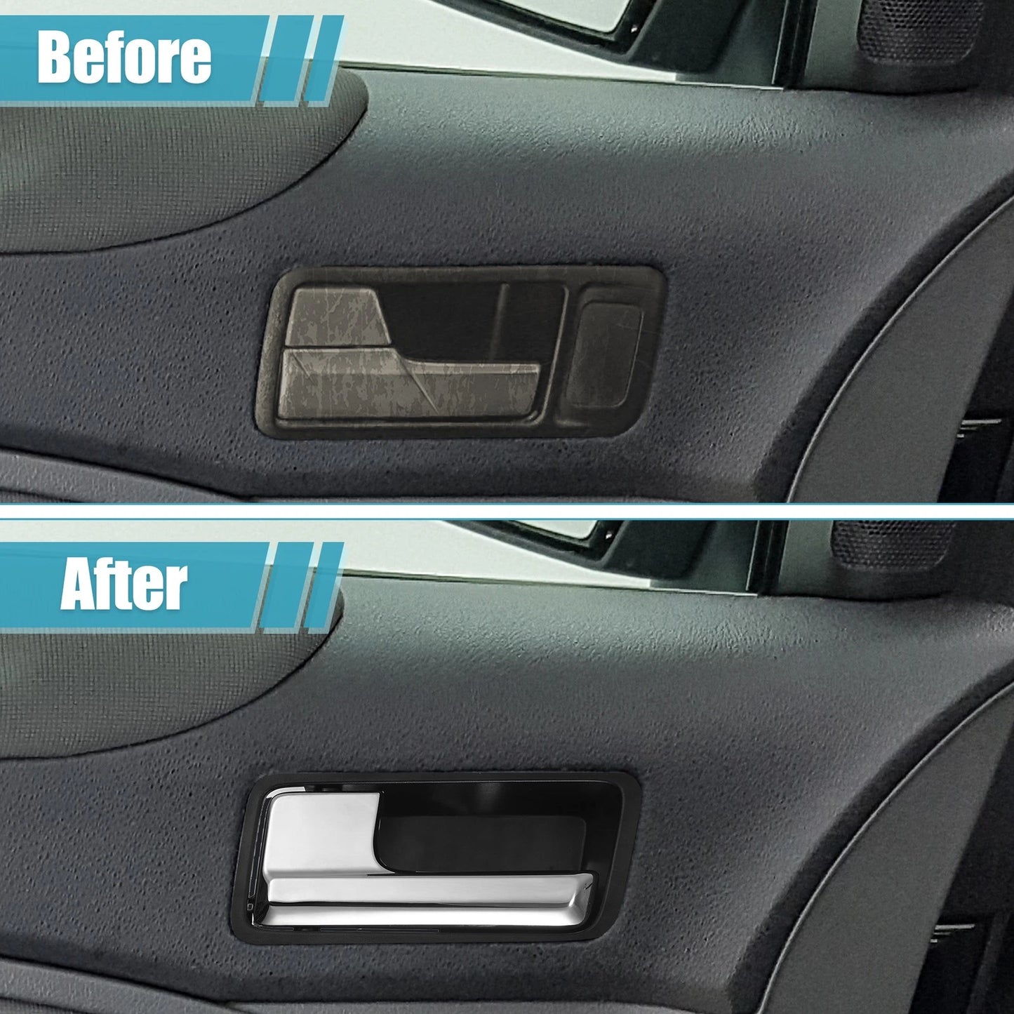 Interior Door Handle Left Driver Side Replacement for Ford F150 (2004-2023)