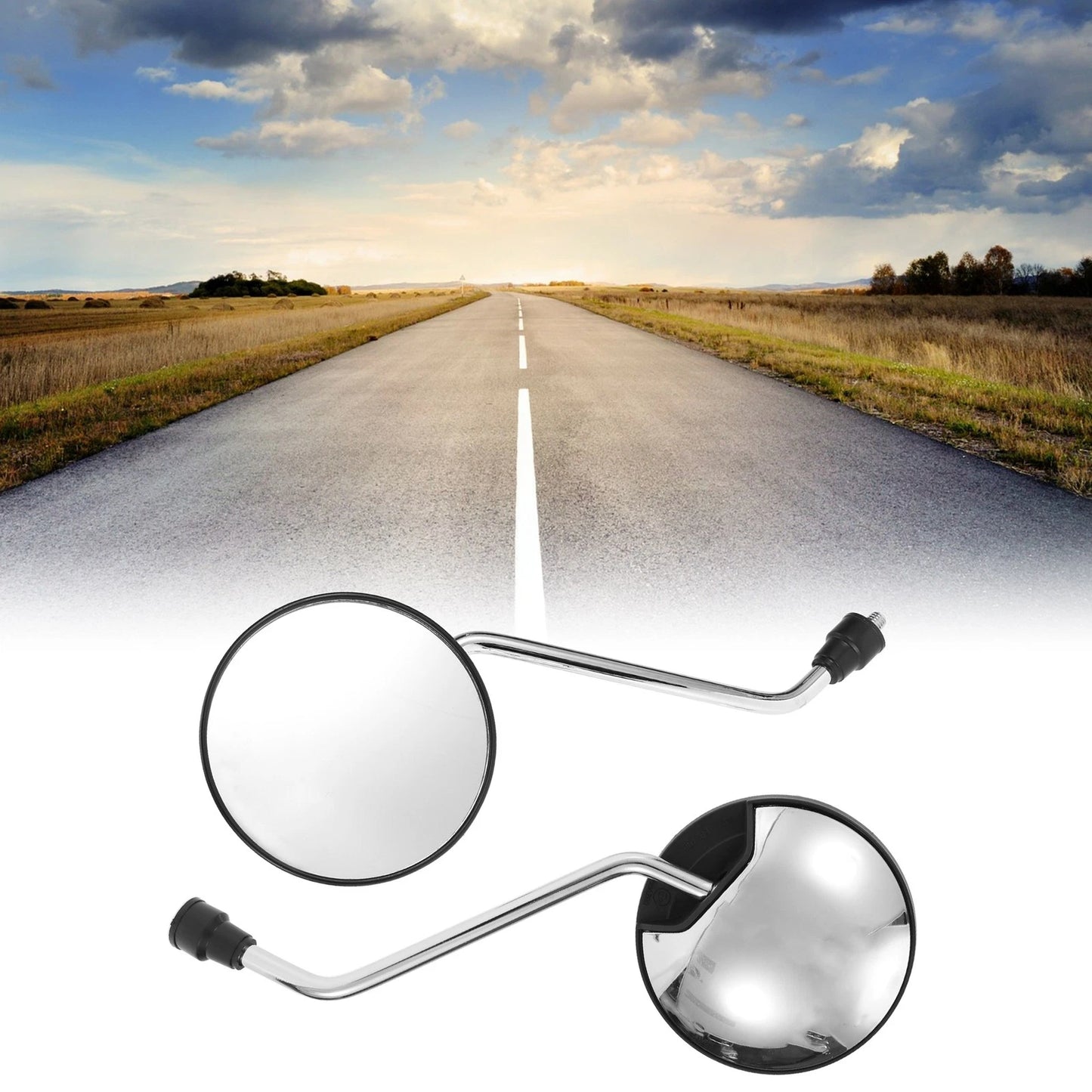 Rear View Mirrors / Pair for M8 Motorcycle