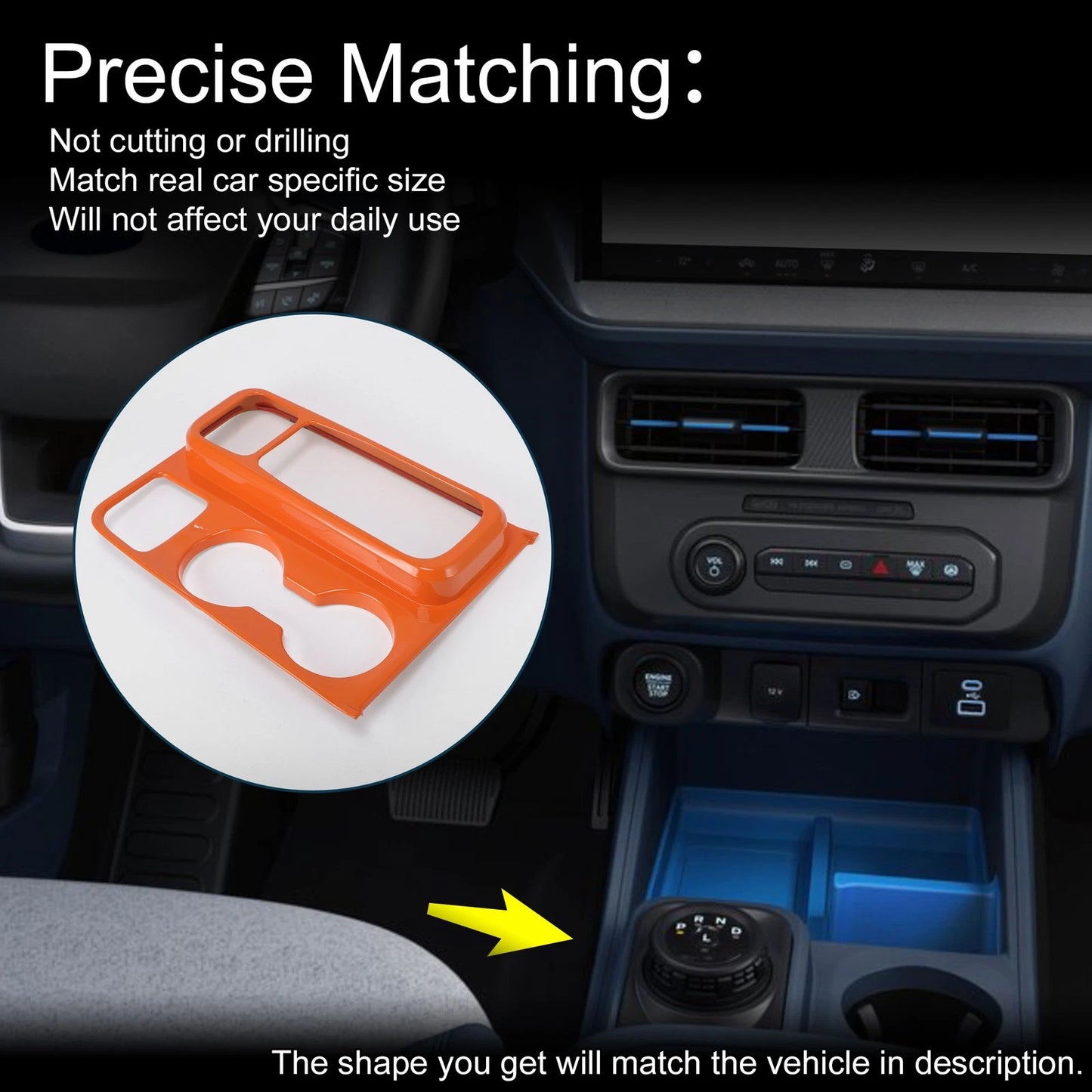 ABS Gear Shift Knob Decal Sticker for Ford Maverick (2022-2023)