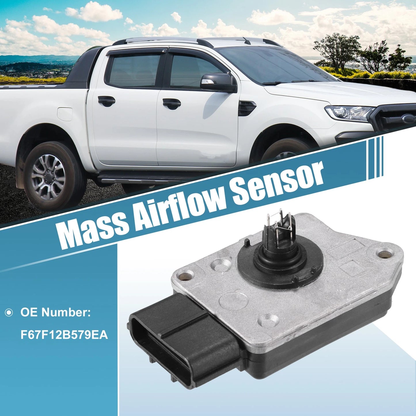 Mass Airflow Sensor for Ford Aerostar V6 3.0L (1996-1997)
