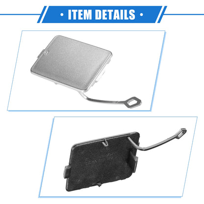 Front Bumper Tow Hook Eye Cap for Mercedes-Benz R350 (2006-2010) Silver Tone