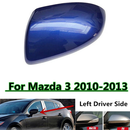 Left Driver Side Mirror Cover / No-Signal Cap / Mazda 3 (2010–2013)
