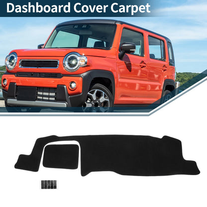 Dashboard Cover Mat for Suzuki MR52S/MR92S (2020-2024) - Black 1 Set