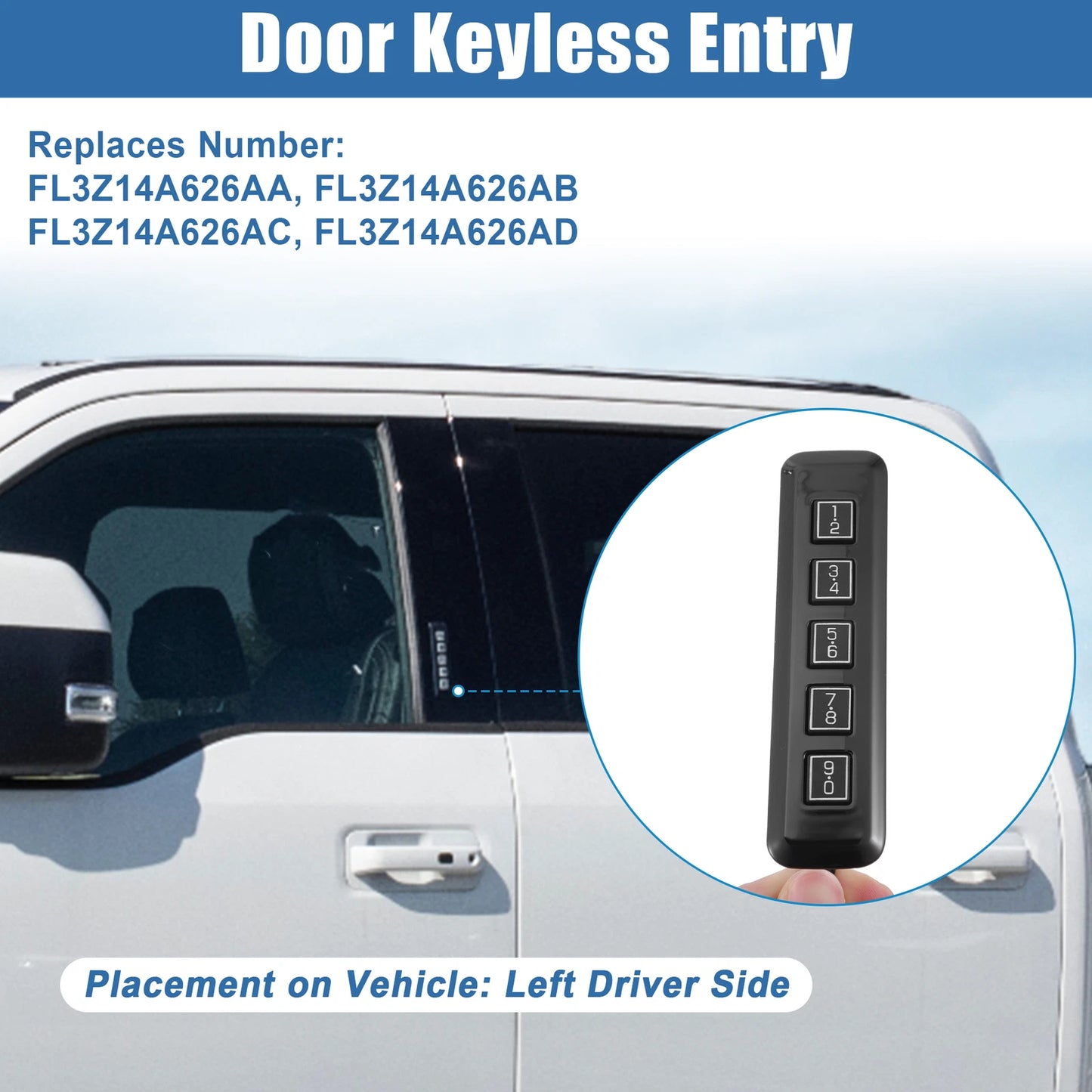 Keyless Entry Keypad for Ford F-150 F-250 F-350 (2017-2020)