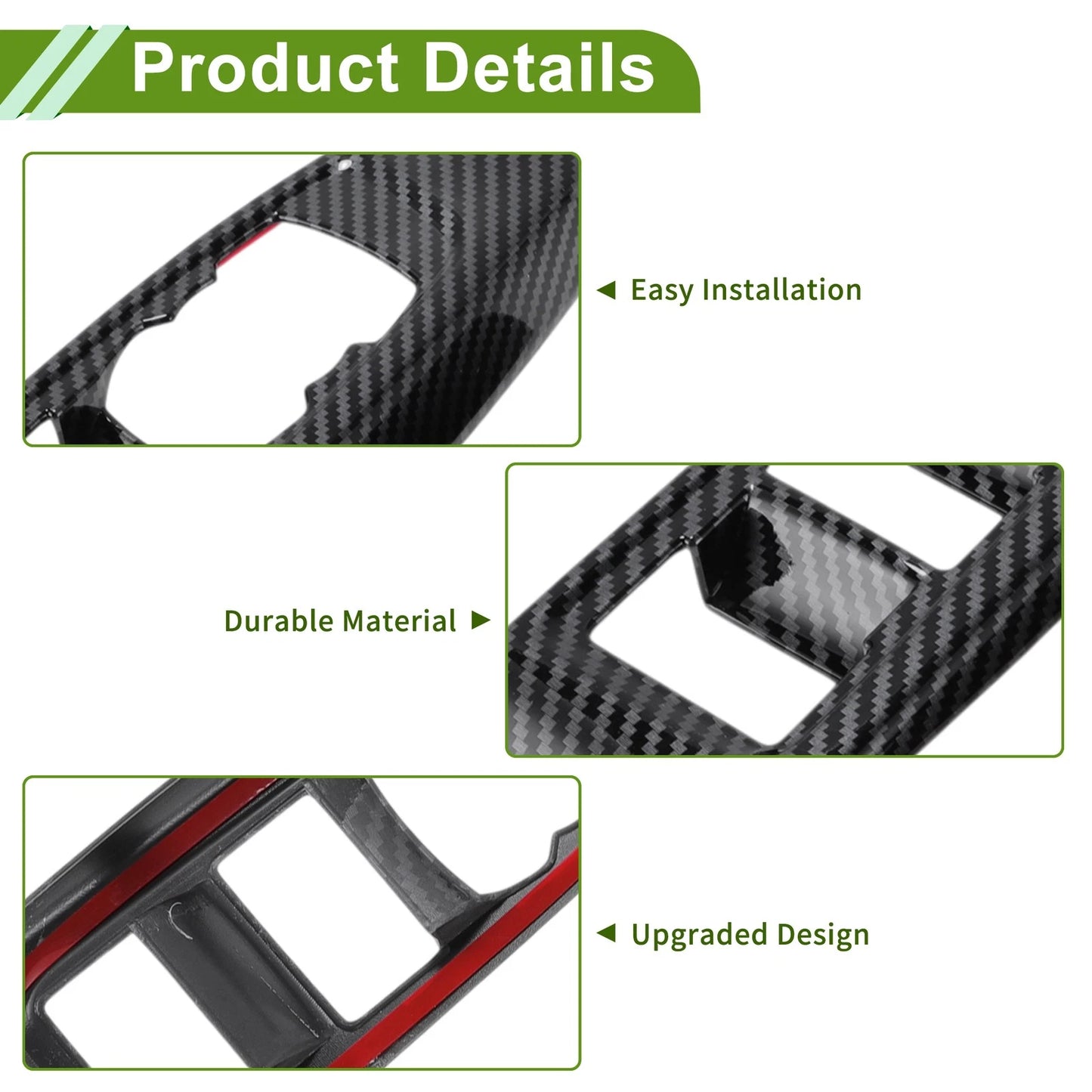 4 x Window Switch Bezel Covers for Ford Ranger (2011-2019)